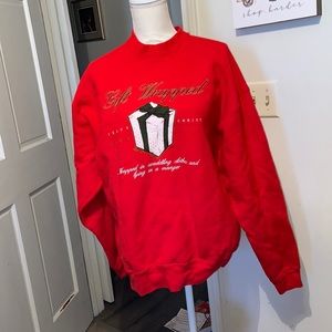 fruit of the loom xlg red sweatshirt